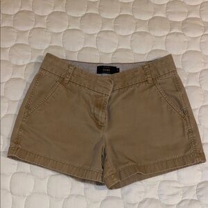 J. Crew Tan Shorts Versatile Cotton Twill